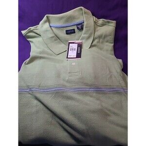 IZOD Light Green 100% Cotton Men's Polo Shirt 4X Short Sleeve Embroidered Logo